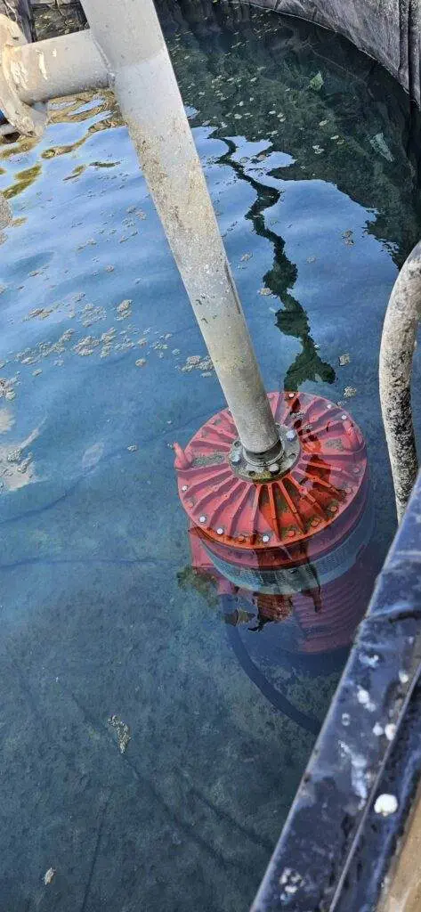 A Grindex Mega H submersible pump in a dewatering application.