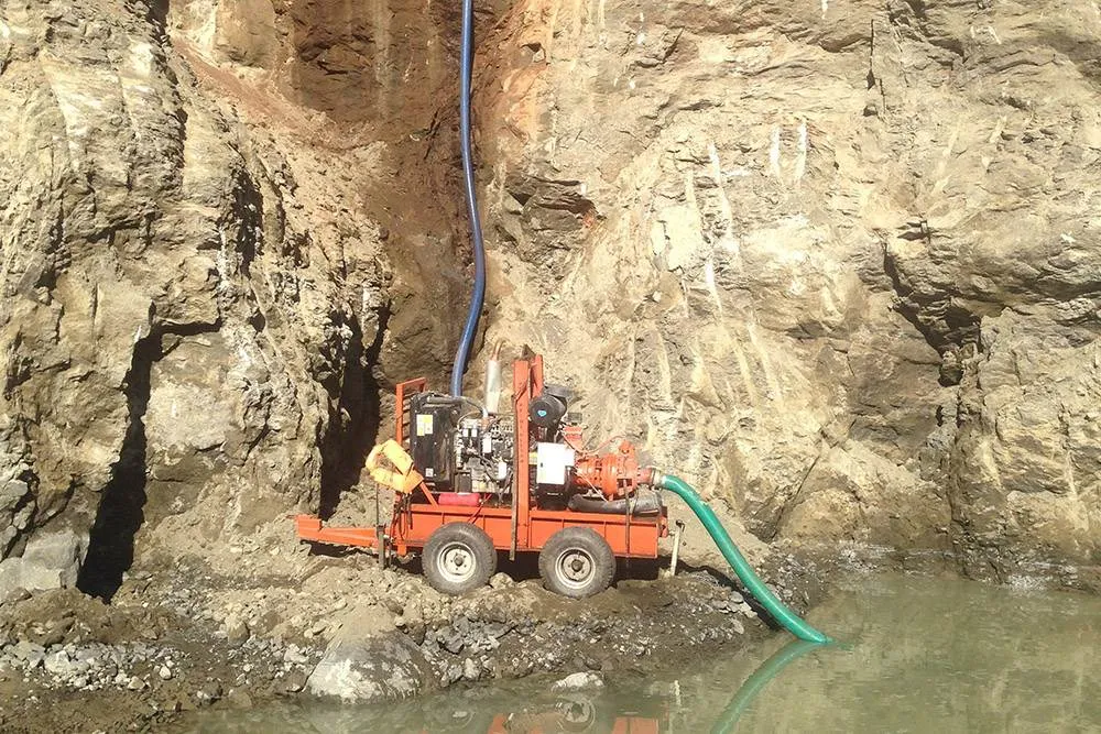 Mines in the DRC and Zambia, some of the wettest in the world, rely on Godwin pumps for effective water management.