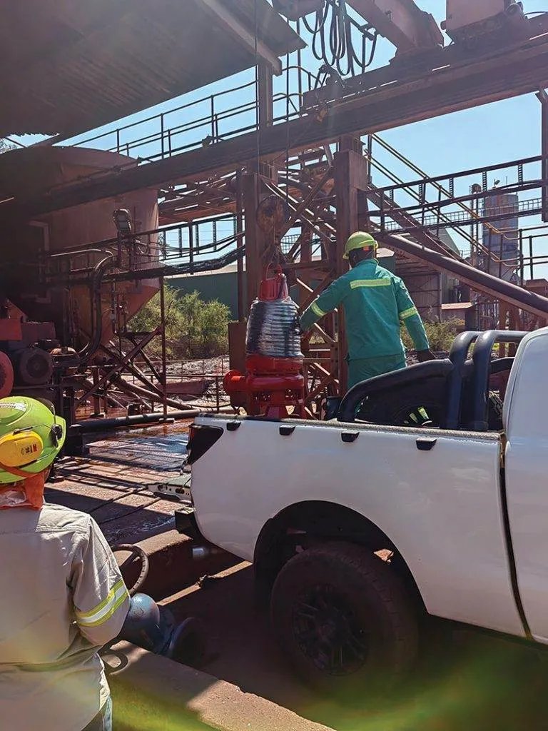 The powerful Grindex Mega, rated at 90 kW, is engineered for the most demanding dewatering conditions in deep level and high-volume mining applications.